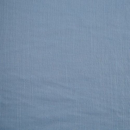 Лен-вискоза 035-17487 голубой однотонный