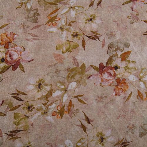 Тенсел 053-17759 бежевый принтованный