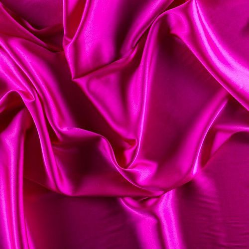 Шелк натуральный К15-1239 мексиканская фуксия однотонный
