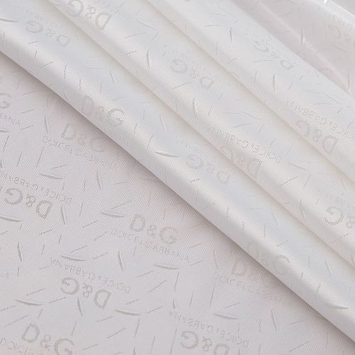 Ткань подкладочная 045-18874 молочный жаккардовый