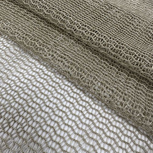 Тюль сетка 07-01-10788 песочный однотонный