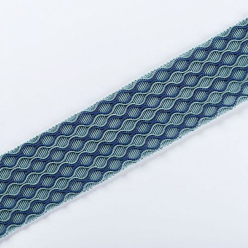 Бордюр жаккардовый 6 см 0000-357-104-015 темно-бюрюзовый 