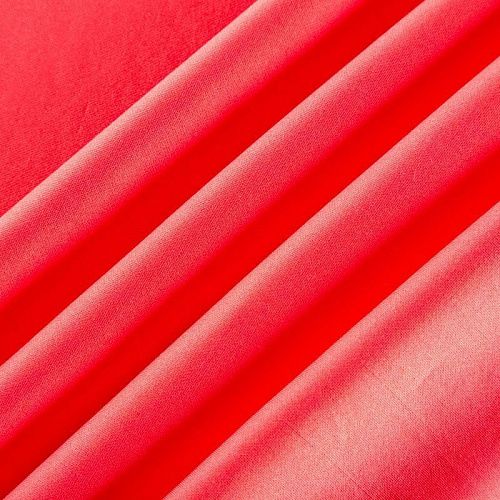 Джерси 014-03674 кораллово-красный однотонный