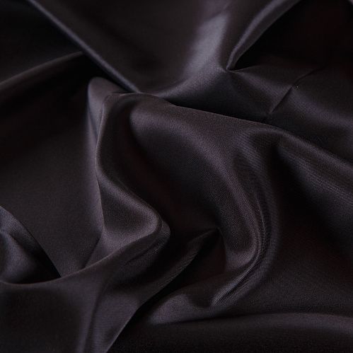 Ткань подкладочная 045-16878 черный однотонный