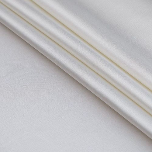 Сатин стрейч Dolce&Gabbana 001-16454 айвори однотонный