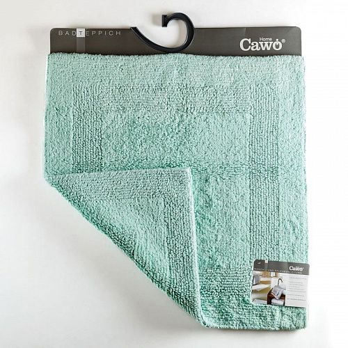 Коврик для ванной комнаты 60х60 см CAWO UNI 1000-474 зеленая агава