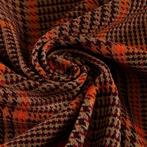 Твид Balenciaga 052-19163 бежево-коричневый