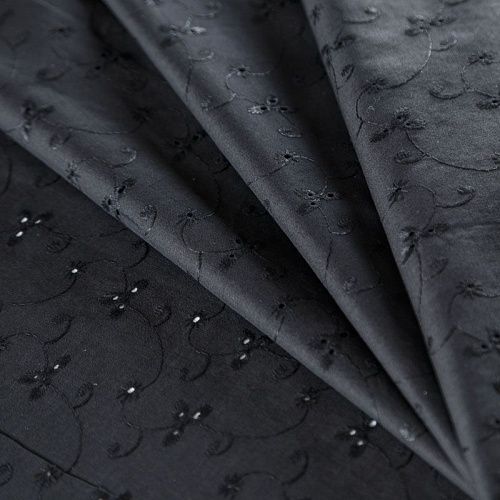 Шитье 067-08101 черный однотонный