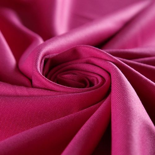 Ткань костюмная стрейч 025-15234 фуксия однотонный