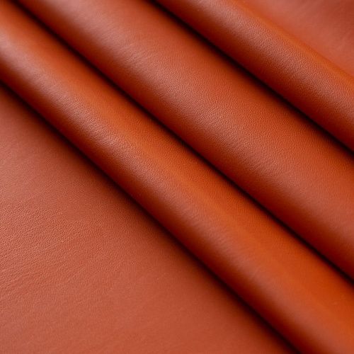 Экокожа-замша стрейч 070-19905 рыжий однотонный
