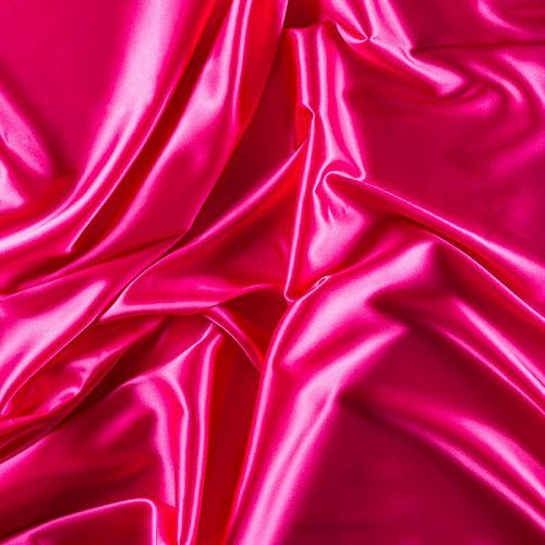 Шелк натуральный К15-1241 розовая фуксия однотонный