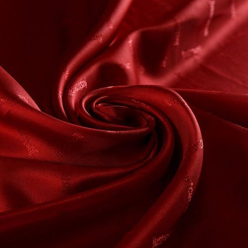 Ткань подкладочная 045-15043 красный жаккардовый