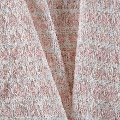 Твид шанель 052-15489 молочно-розовый