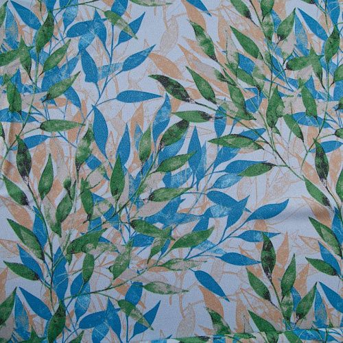 Креп стрейч 026-13863 туман принтованный