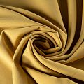 Ткань костюмно-плательная К33-116 горчичный однотонный