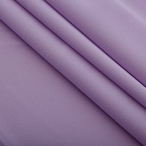 Креп 026-18416 разбеленный лавандовый однотонный