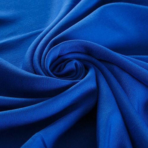 Твил-штапель 069-13123 васильковый однотонный