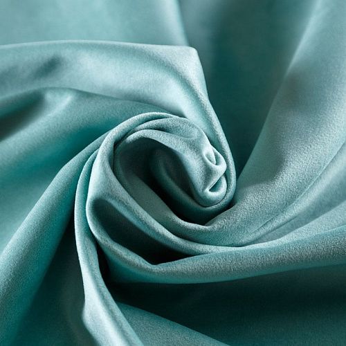 Ткань мебельная микровелюр 09-02-08959 аквамарин однотонный