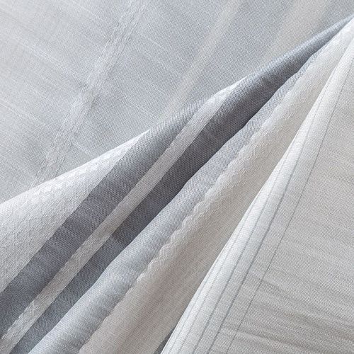 Тюль жаккардовый Т328-01-49 молочно-серый