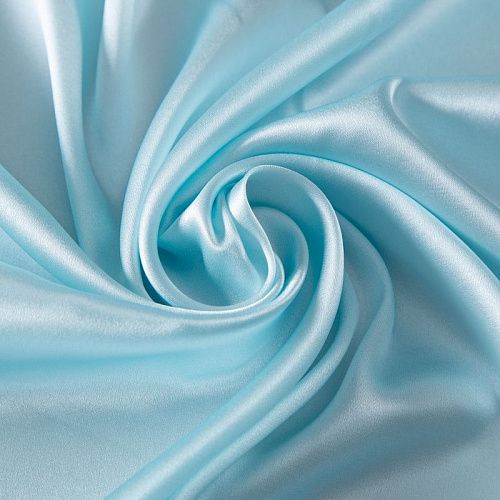 Шелк натуральный стрейч 064-20178 разбеленный тифани