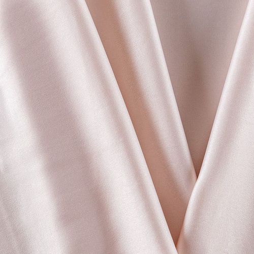 Креп-атлас стрейч 001-09716 пудровый однотонный
