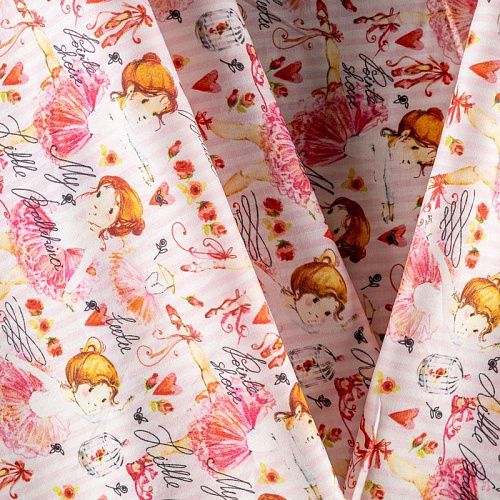 Хлопок К28-773 белый принтованный