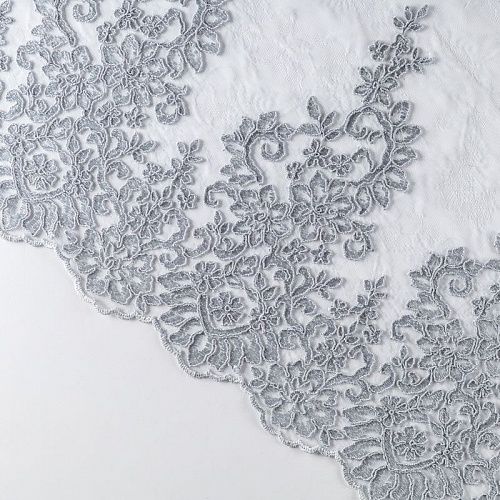 Гипюр К05-528 жемчужно-серый