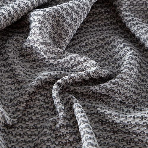 Ткань портьерная жаккард h-295 см 05-02-20884 серо-молочный