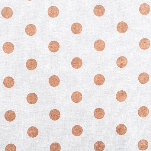 Лен натуральный 035-01389 молочный принтованный