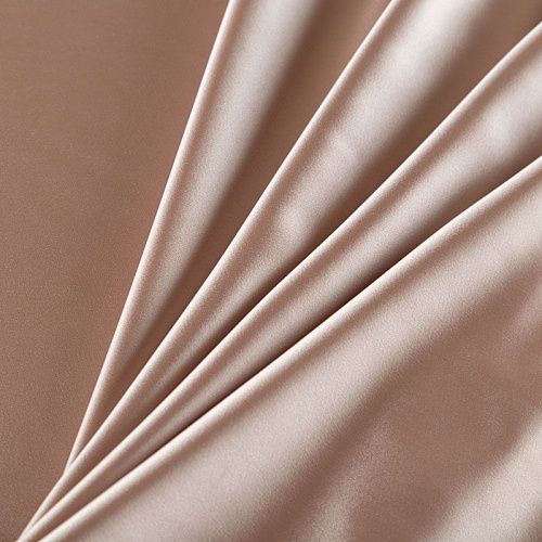 Сатин стрейч 001-07806 пудровый однотонный