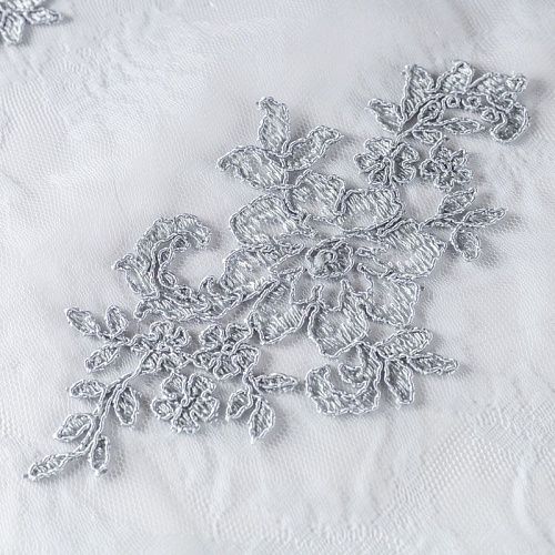 Гипюр К05-528 жемчужно-серый