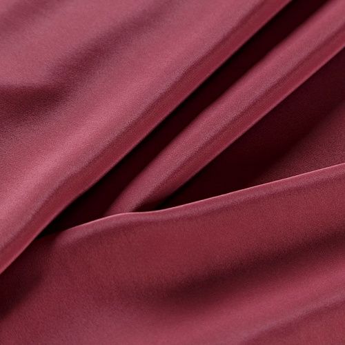 Крепдешин натуральный 028-06510 спелая вишня однотонный