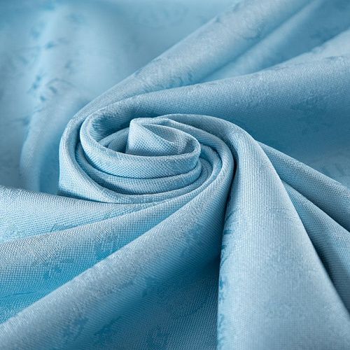 Трикотаж жаккардовый Philipp Plein 056-20152 ментолово-голубой