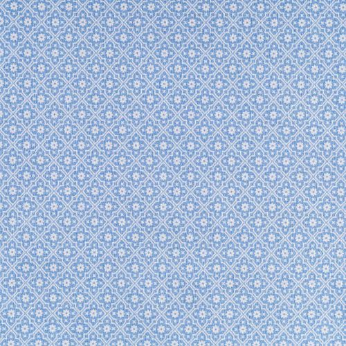 Хлопок К29-441 голубой принтованный