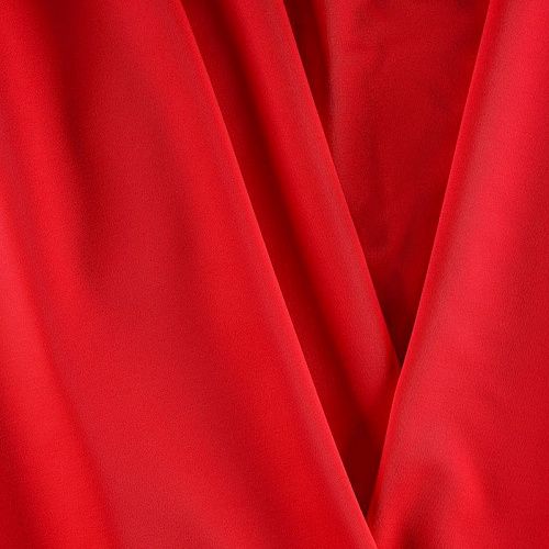 Лайкра К33-387 красный однотонный