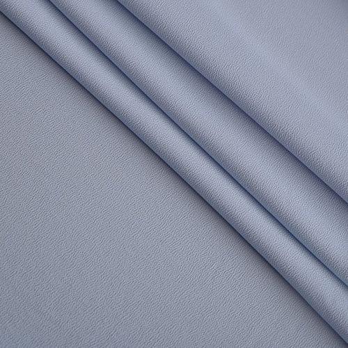 Крепдешин шелковый 028-14724 разбеленный серо-голубой однотонный