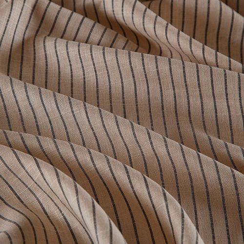 Лен-вискоза 035-17572 телесный принтованный