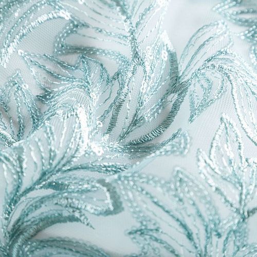 Гипюр 012-05440 мятно-бирюзовый