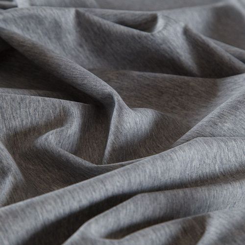 Трикотаж 056-15739 светло-серый меланж