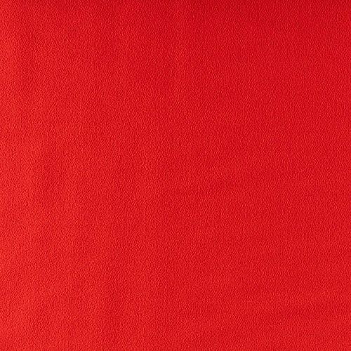 Креп К36-080 красный однотонный