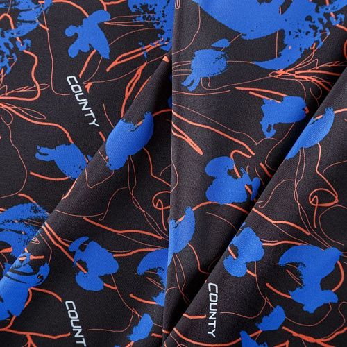 Лайкра 005-05963 черный принтованный