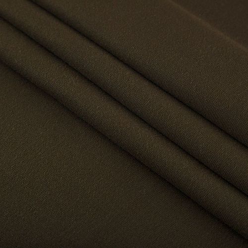 Трикотаж хлопковый 056-16159 хаки однотонный