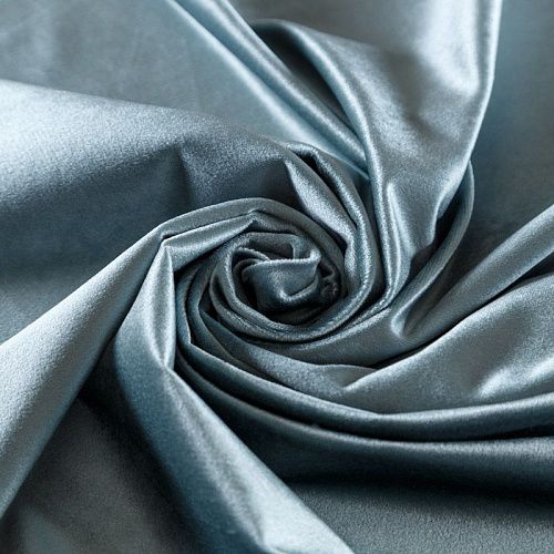 Ткань микровелюр 09-02-08943 аквамарин однотонный