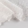 Кружево эластичное 130 мм Ф01-0270 белый