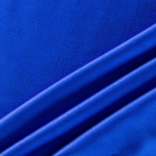 Шелк-штапельстрейч 069-01689 col.1 васильковый однотонный