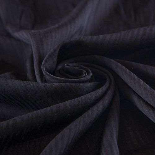 Ткань плательно-рубашечная 049-17570 черный однотонный