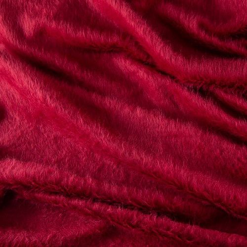 Альпака пальтовая 040-20109 красно-малиновый