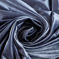 Бархат стрейч 002-09166 серо-стальной однотонный