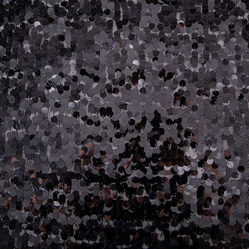 Пайетки на сетке 050-19866 черный