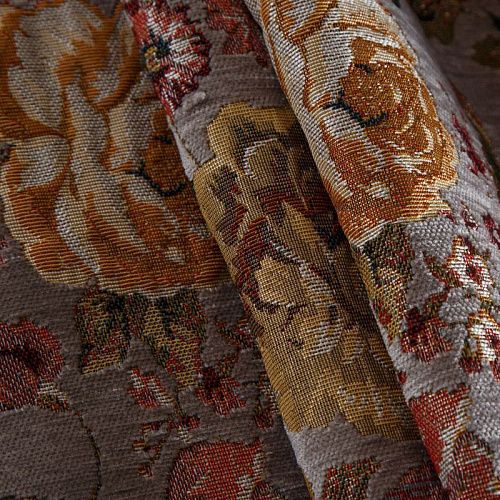 Гобелен 22-02-14479 серый принтованный